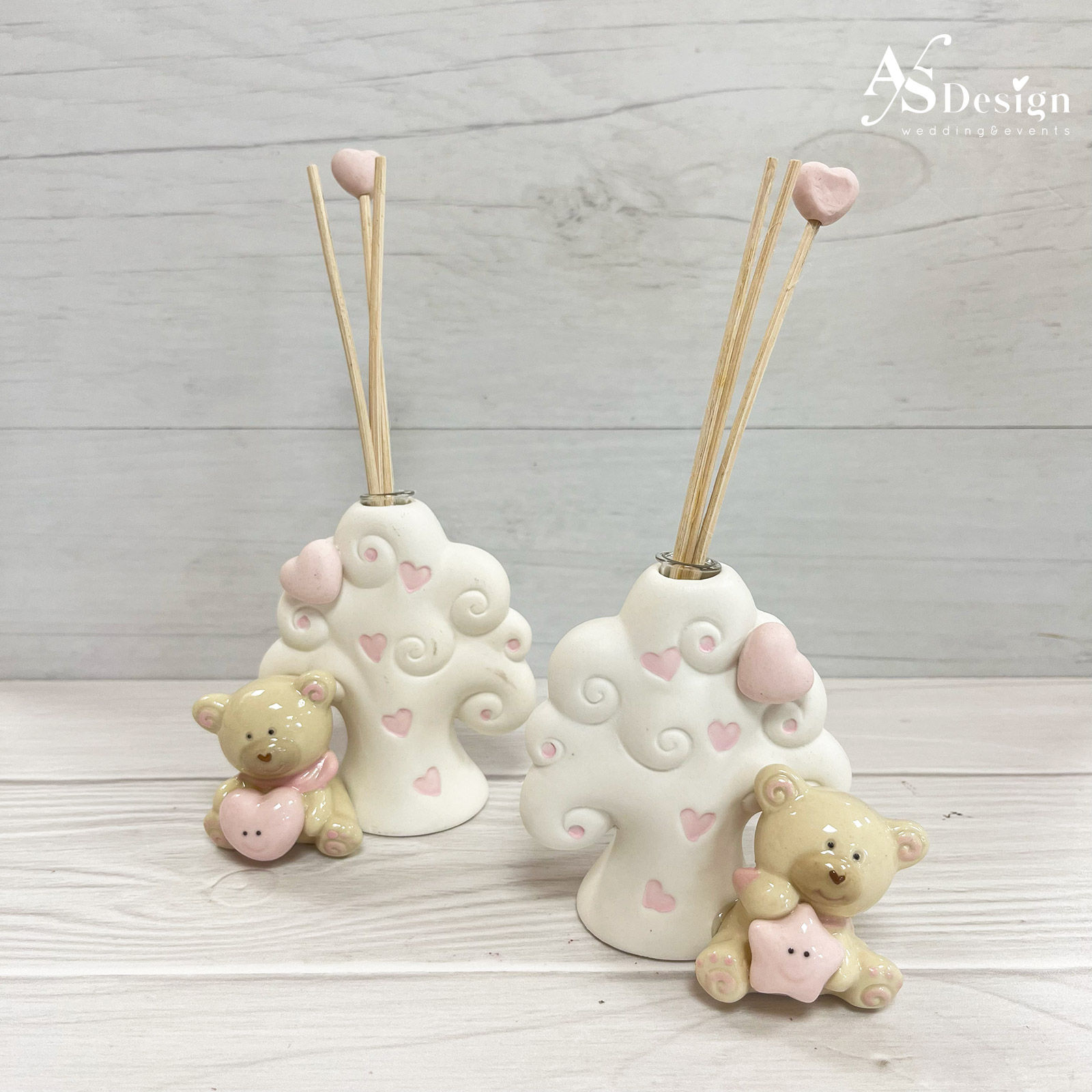 Bomboniera Diffusore Albero della Vita e Orsetto