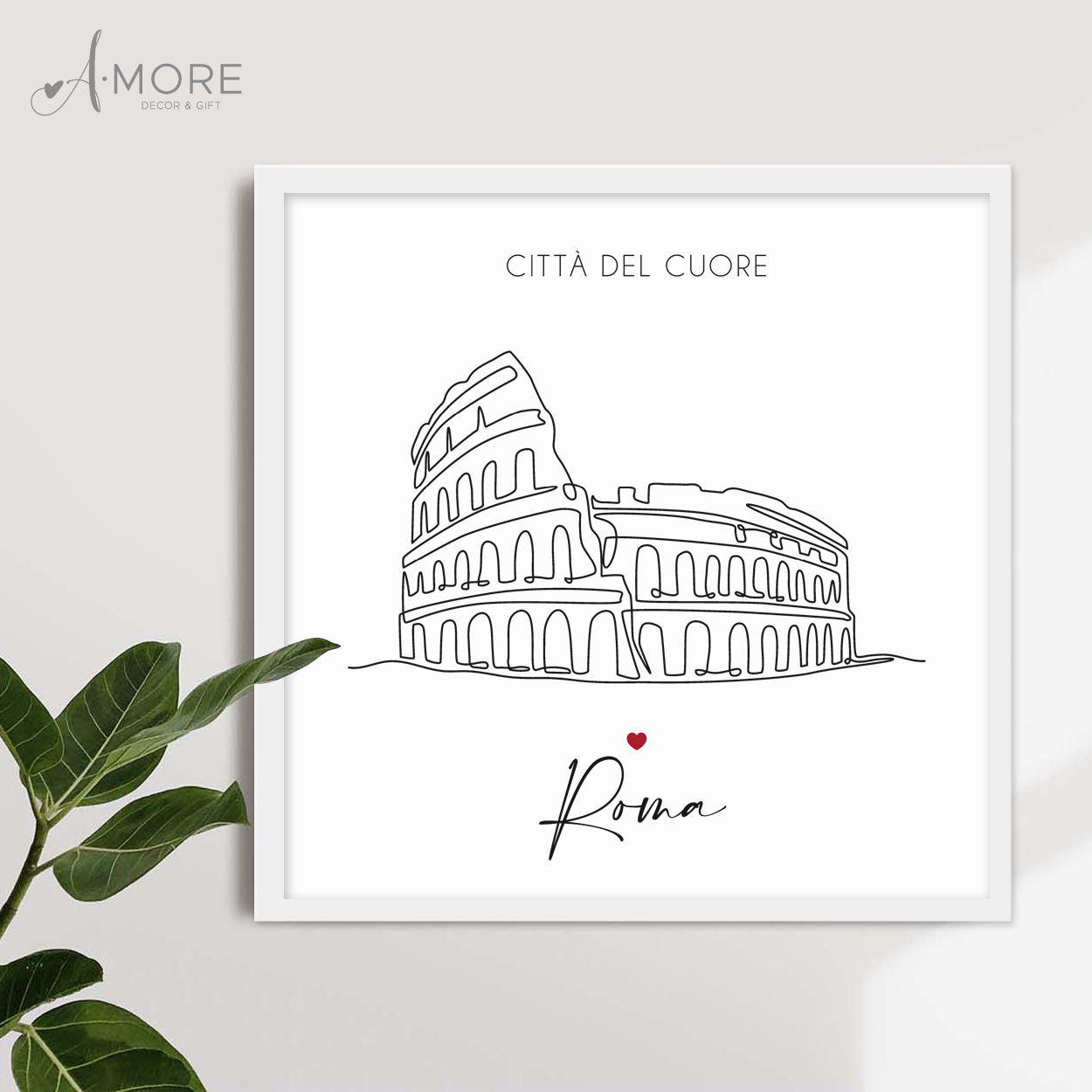 Quadretto "Città del Cuore"