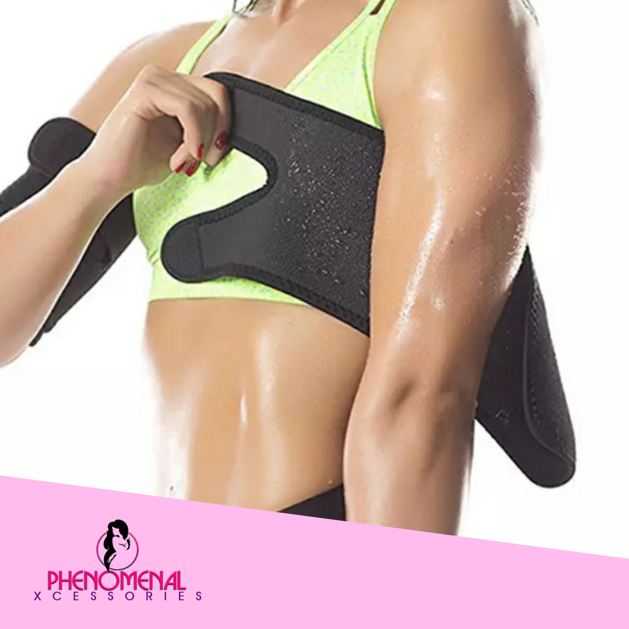 Ladies neoprene sweat arm trimmers