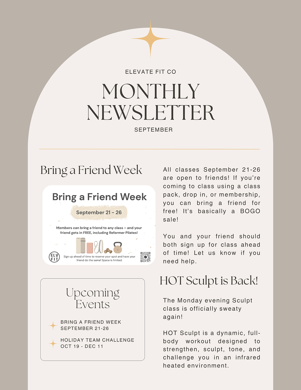 September Newsletter
