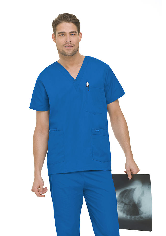 Thumbnail: Landau Men’s Five-Pocket Scrub Top