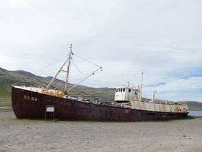 Garðar BA 64, le plus vieux bateau en acier d'Islande