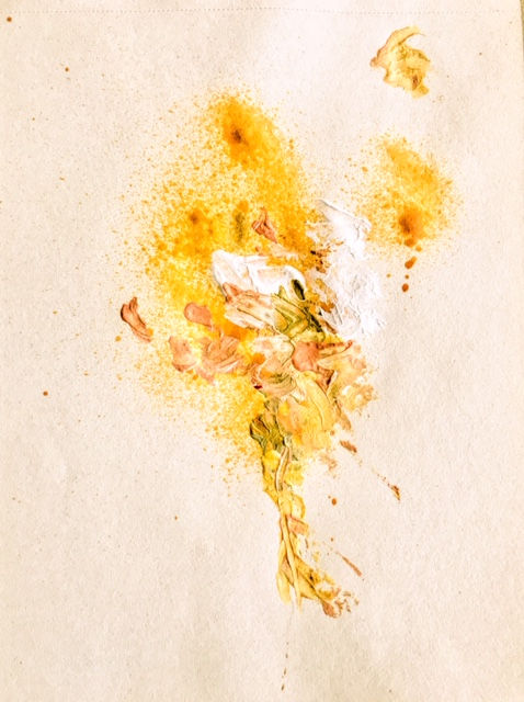 Stillness to Elysian - Stage Awakening 6 of 6 (2020), Acrylic on paper, Chiqui Rodriguez