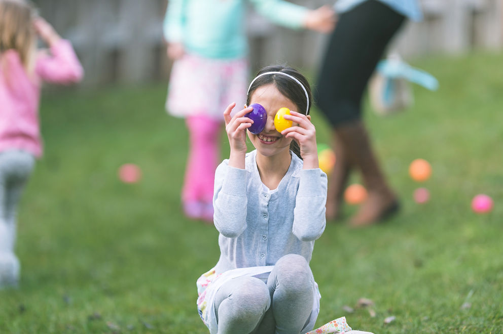 Girl Playing Outdoors