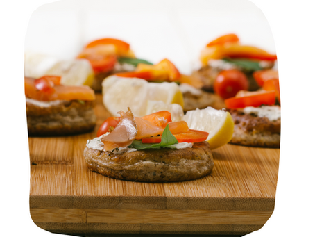 Blinis à la ricotta et aux épinards