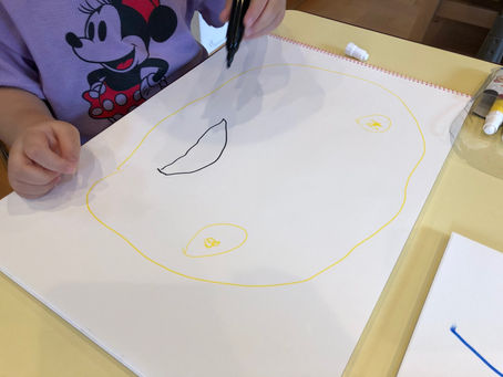 マーカーペンでお絵描きしたよ!