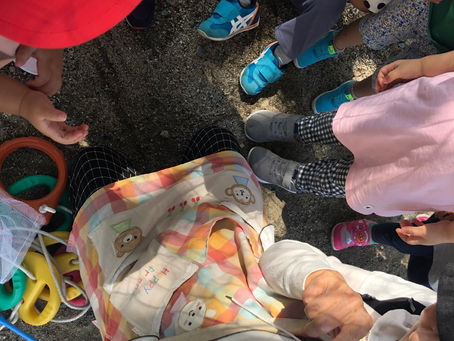 セミのぬけがら見つけたよ!