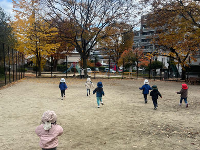 公園で遊んだよ🍁