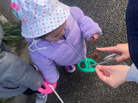 お外で遊んだよ♪