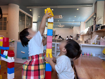 高く高く積み上げて💨