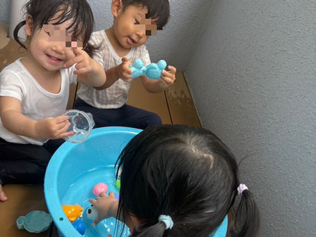 楽しい水遊び⭐️