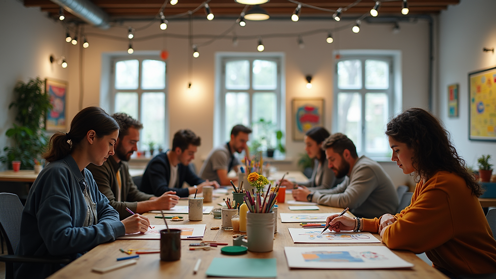 ورش العمل المبهجة في مركز إنكي الفنون الادائية