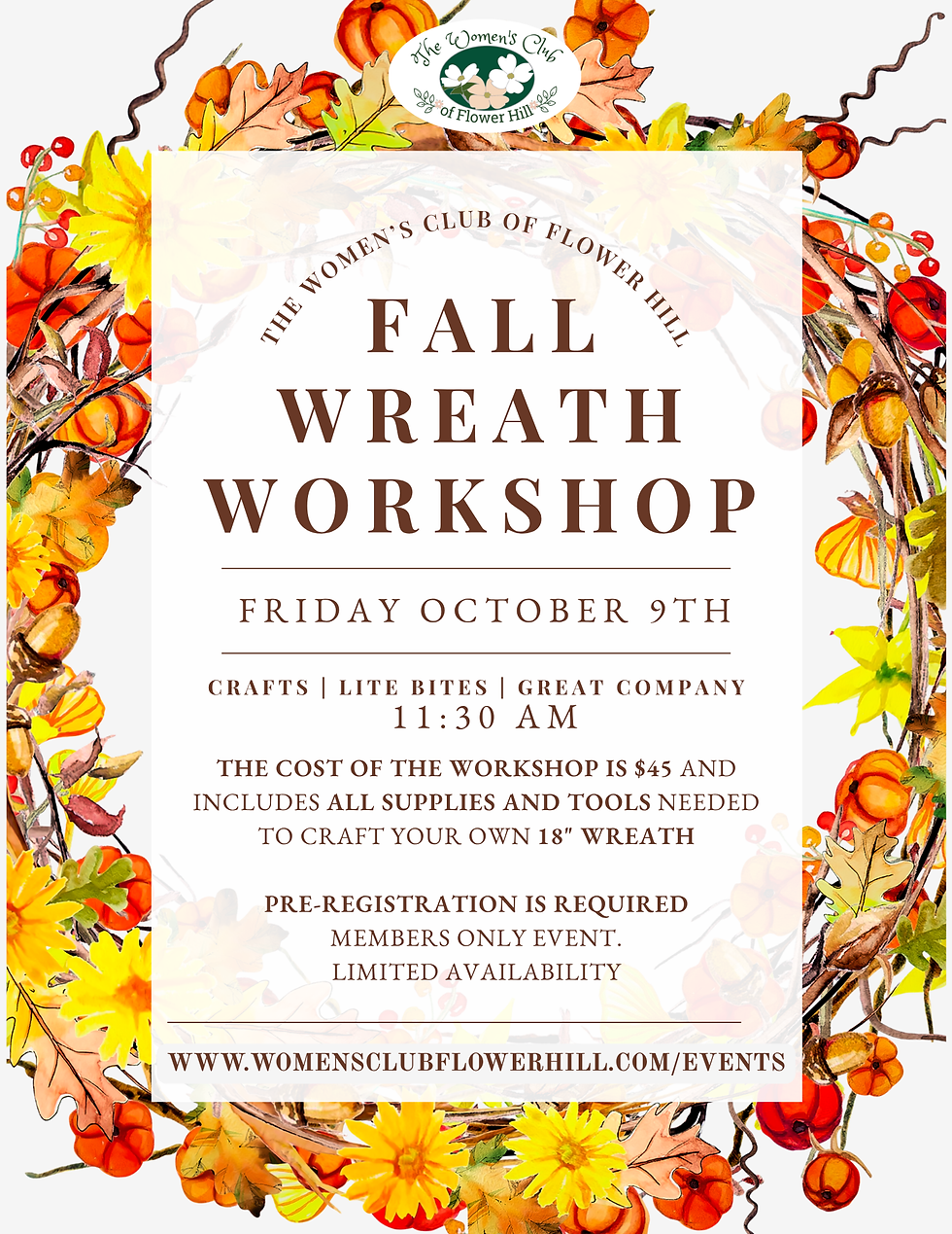 Fall Wreath Workshop