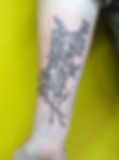 floral tattoo