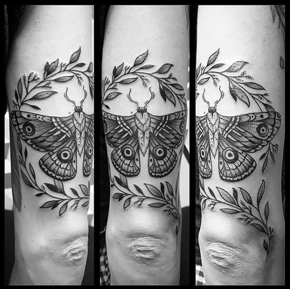 Blackwork Moth