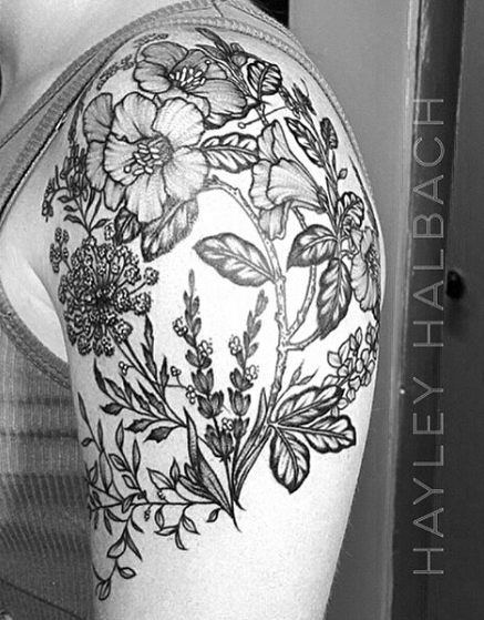 Floral Arm Piece