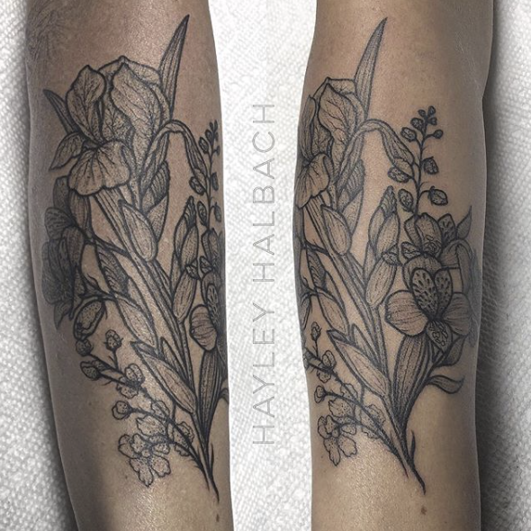 Floral Blackwork