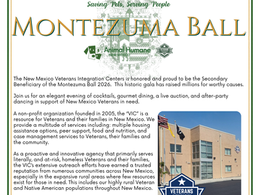 image of the nm VIC building and information for the Montezuma Ball of 2026