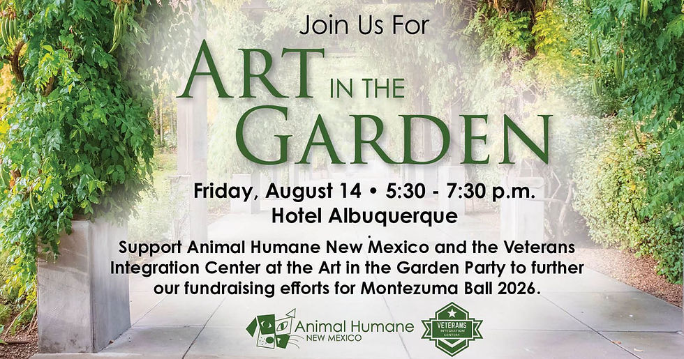 Art in the garden -A very special evening