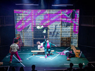 The cast of After the Act at HOME, Manchester