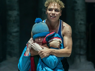 Stefan Race (Jonny) & Pete MacHale (Oskar) in Let The Right One In at the Royal Exchange, Manchester