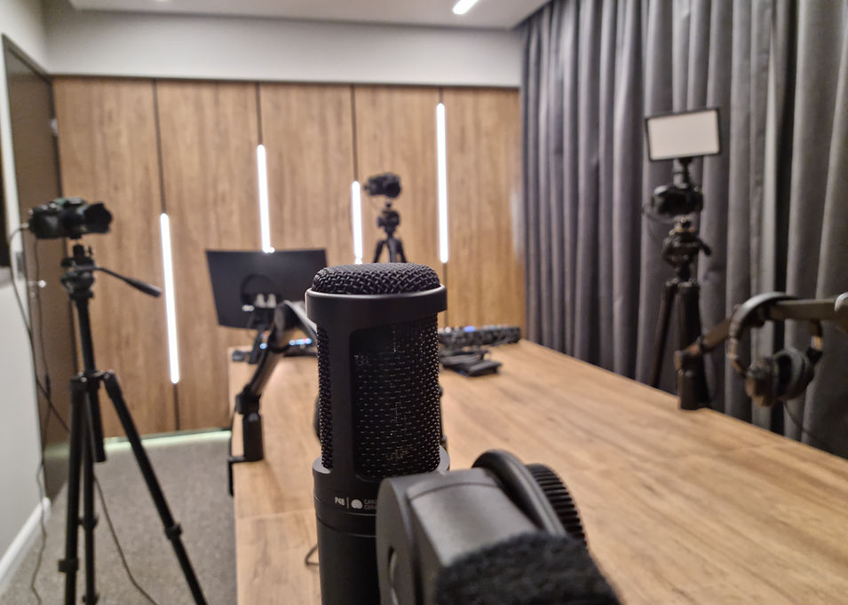 sala de podcast para aluguel em São Paulo