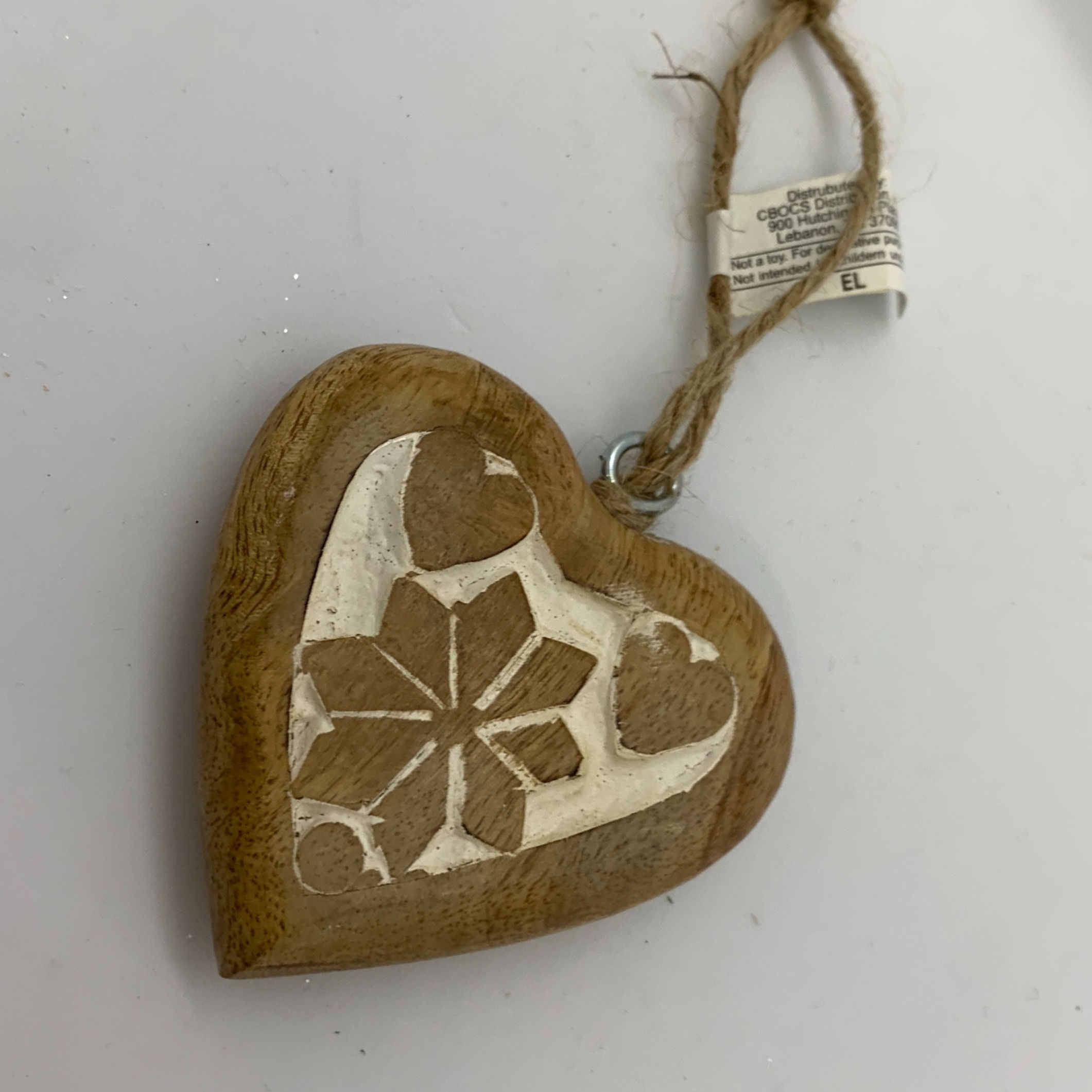 Ornement des fêtes coeur