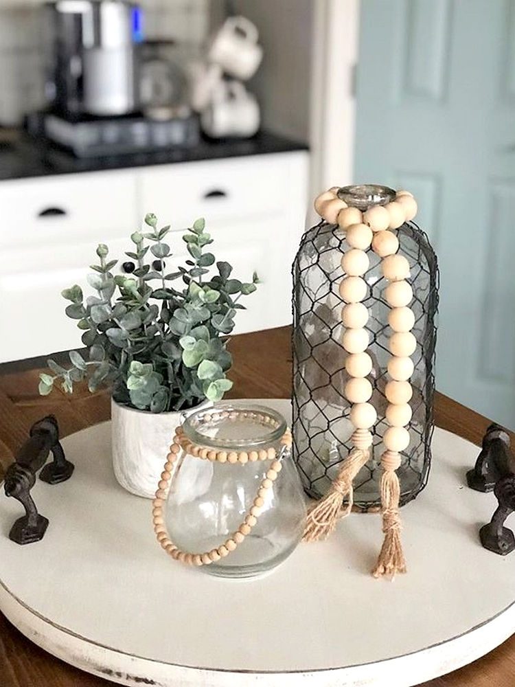 Miniature : Déco perles pour vase ou autre