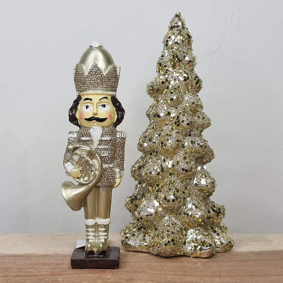 Miniature : Sapin J-Line en verre doré