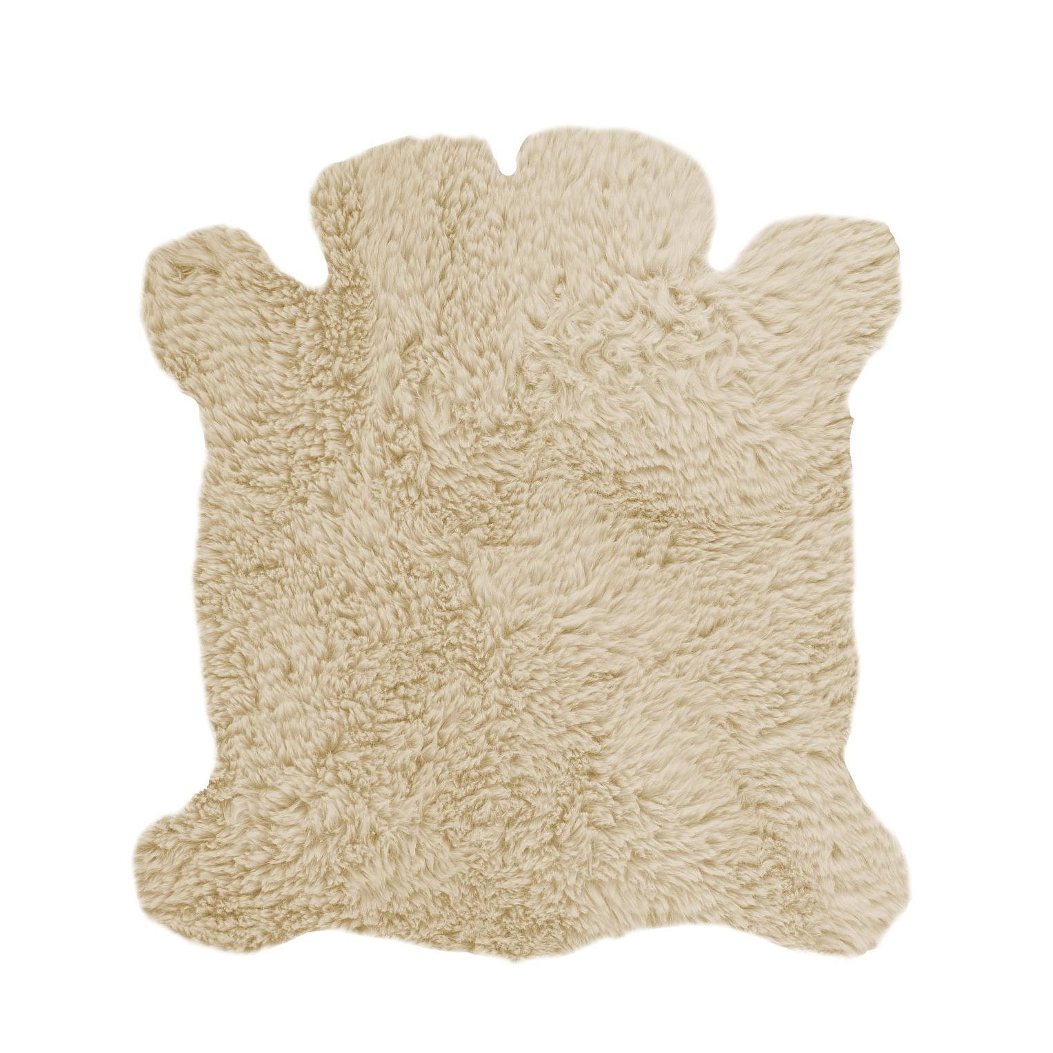 Peau synthétique beige 35 x 40cm