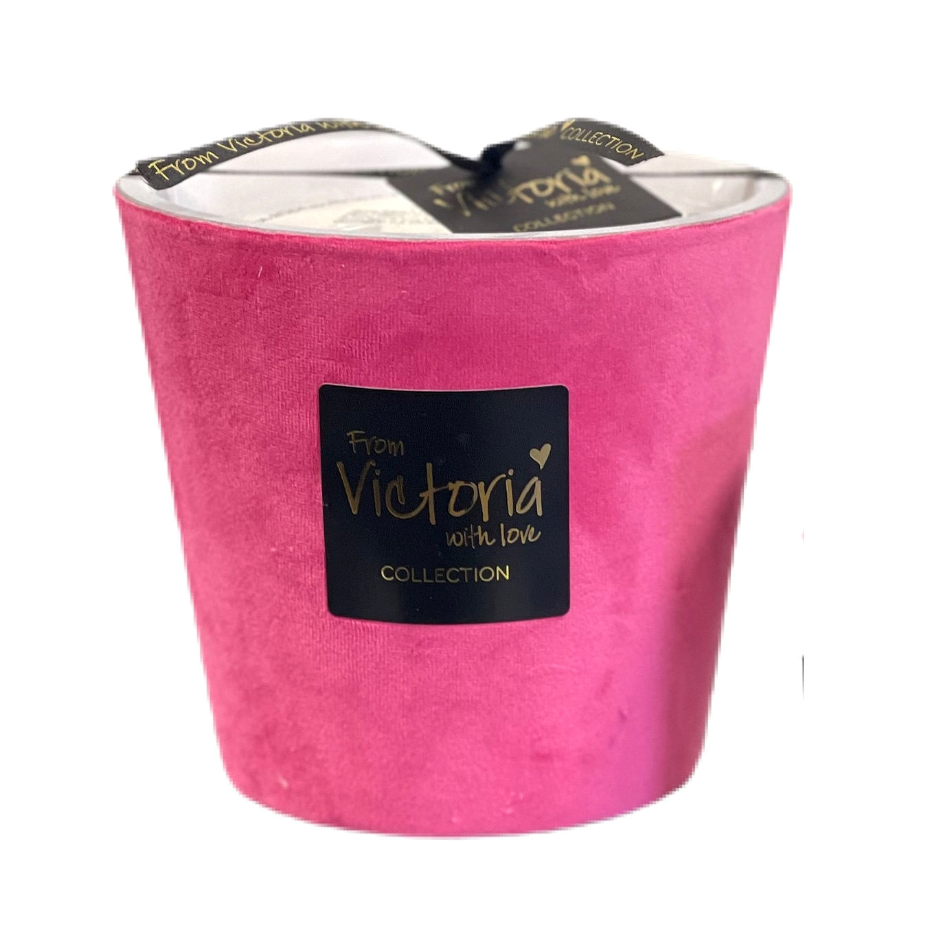 Bougie Victoria Velvet Fushia Médium