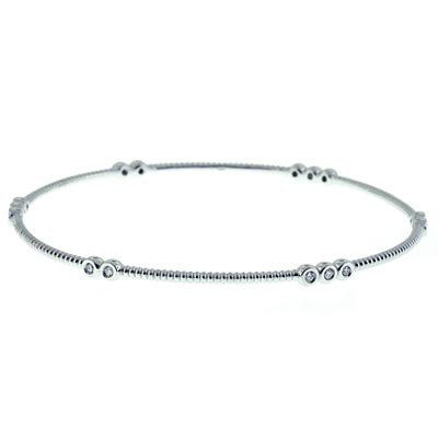 Diamond & White Gold Bracelet