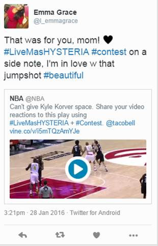 Live Mas Hysteria Contest Entry