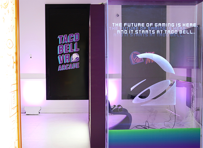Taco Bell VR Arcade Pop-up