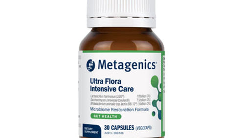 Metagenics UltraFlora Intensive Care Probiotic 30 Capsules