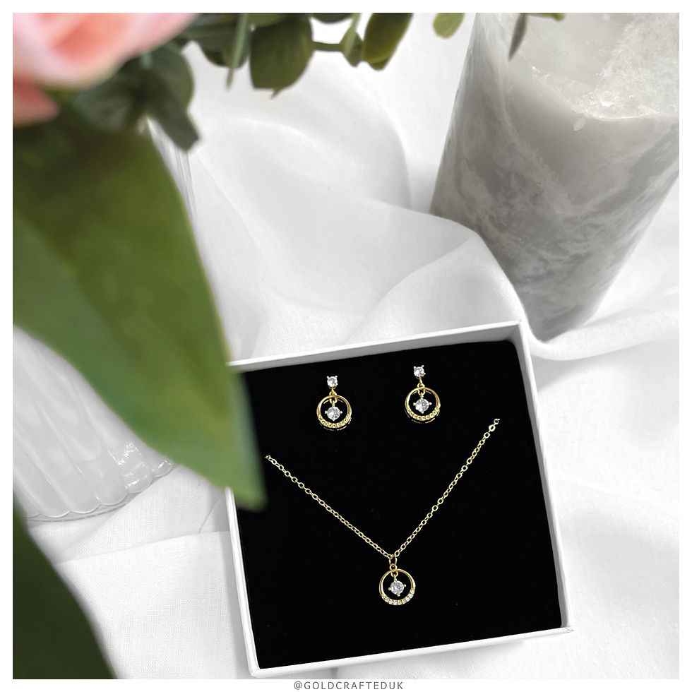 Eclipse Set (Necklace & Earrings)