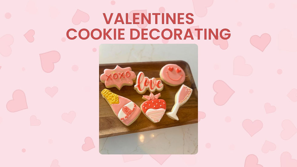 Valentine's Cookie Decorating