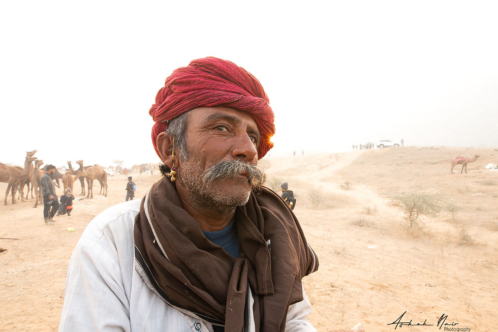 Camel herder at Pushkar