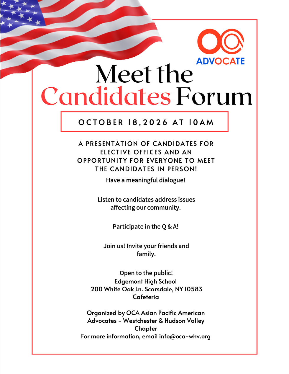 2026 Meet the Candidates Forum