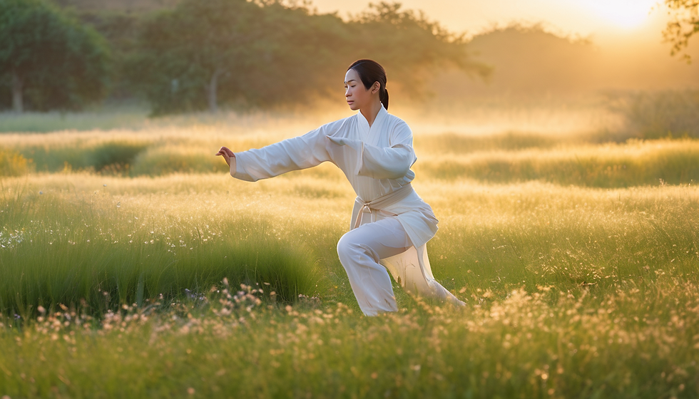 Sunrise Tai Chi in the Garden