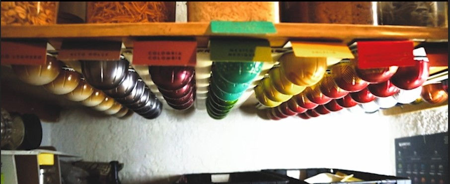 DIY Nespresso Pod Rack