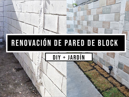 ¡De Block a Rock! Impactante Renovación de Pared.