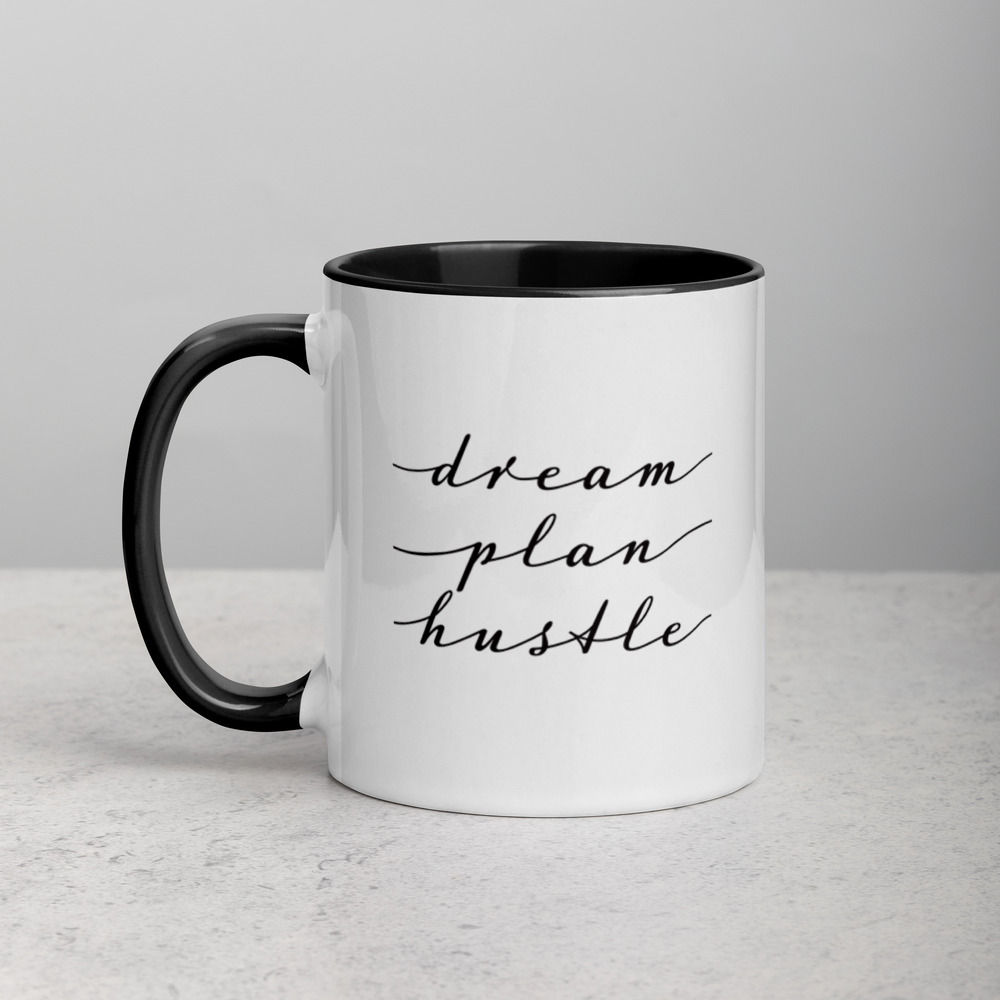 Dream Plan Hustle Mug