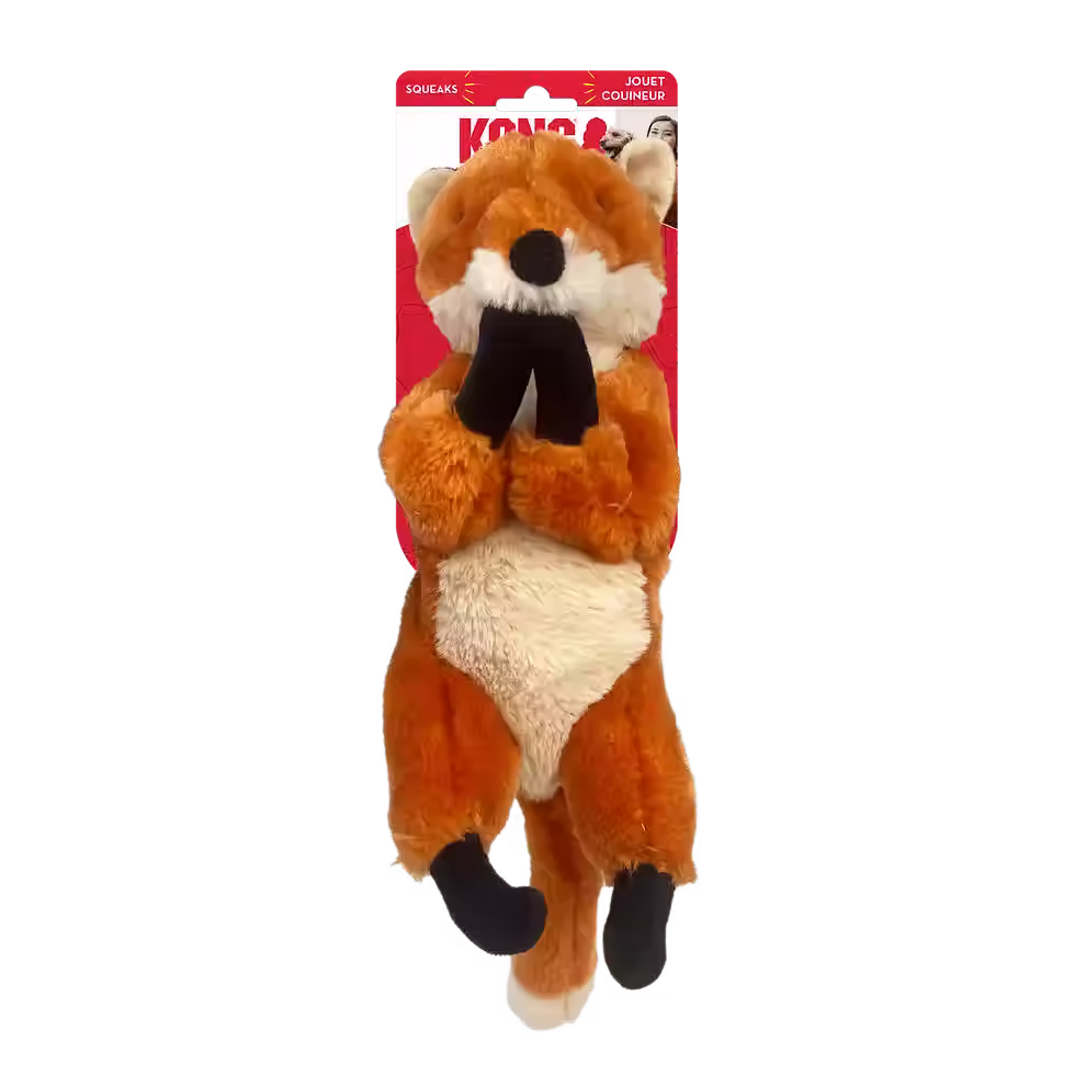 Hundeleke KONG Wild Low Stuff Fox M