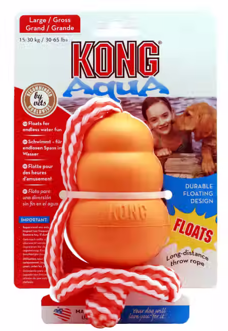 Hundeleke KONG Aqua L Flyter