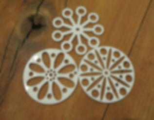 Kaleidoscope Soap Making Tool Discs Center mount 