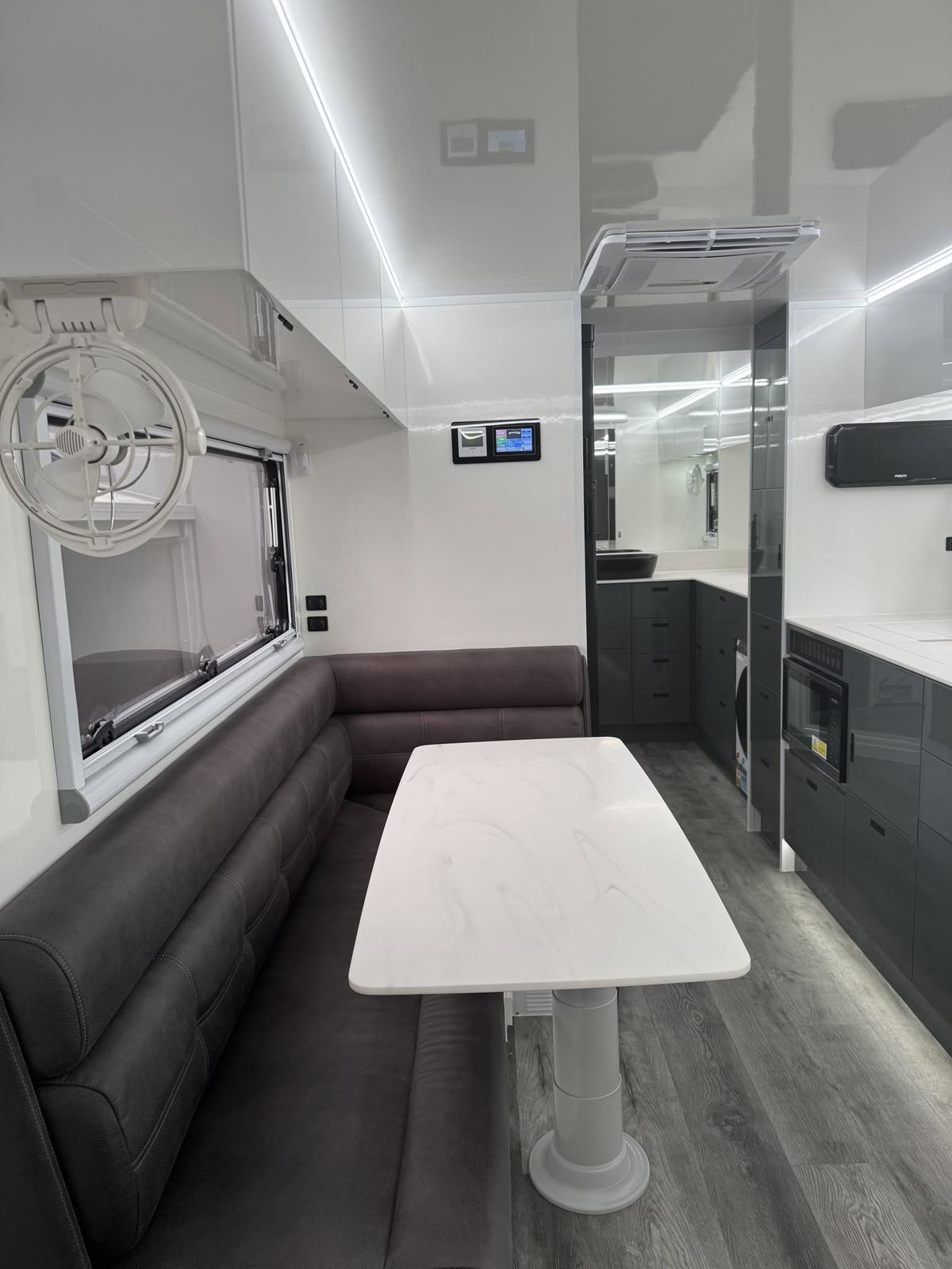 Charcoal dinette and ensuite