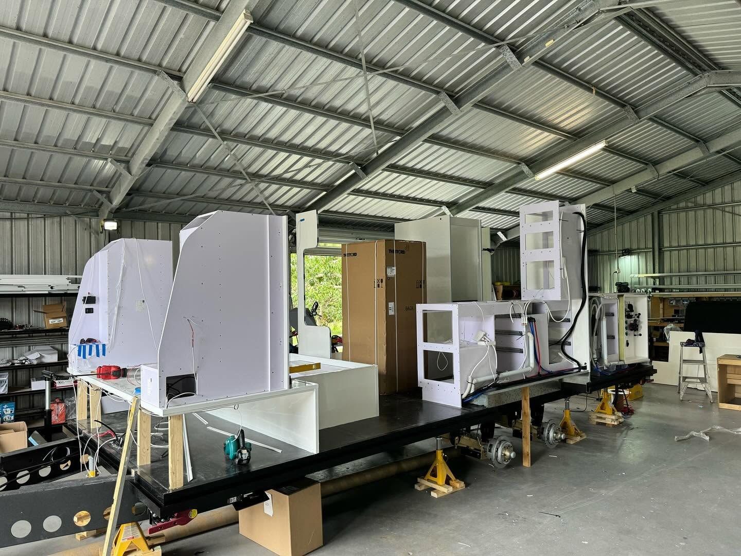 Cabinetry going in, Beerwah