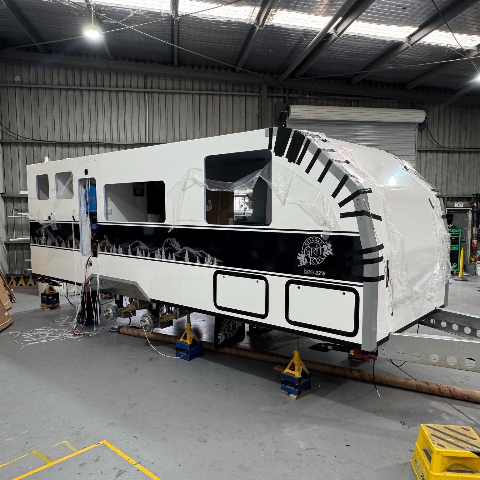 Body on the chassis in the factory