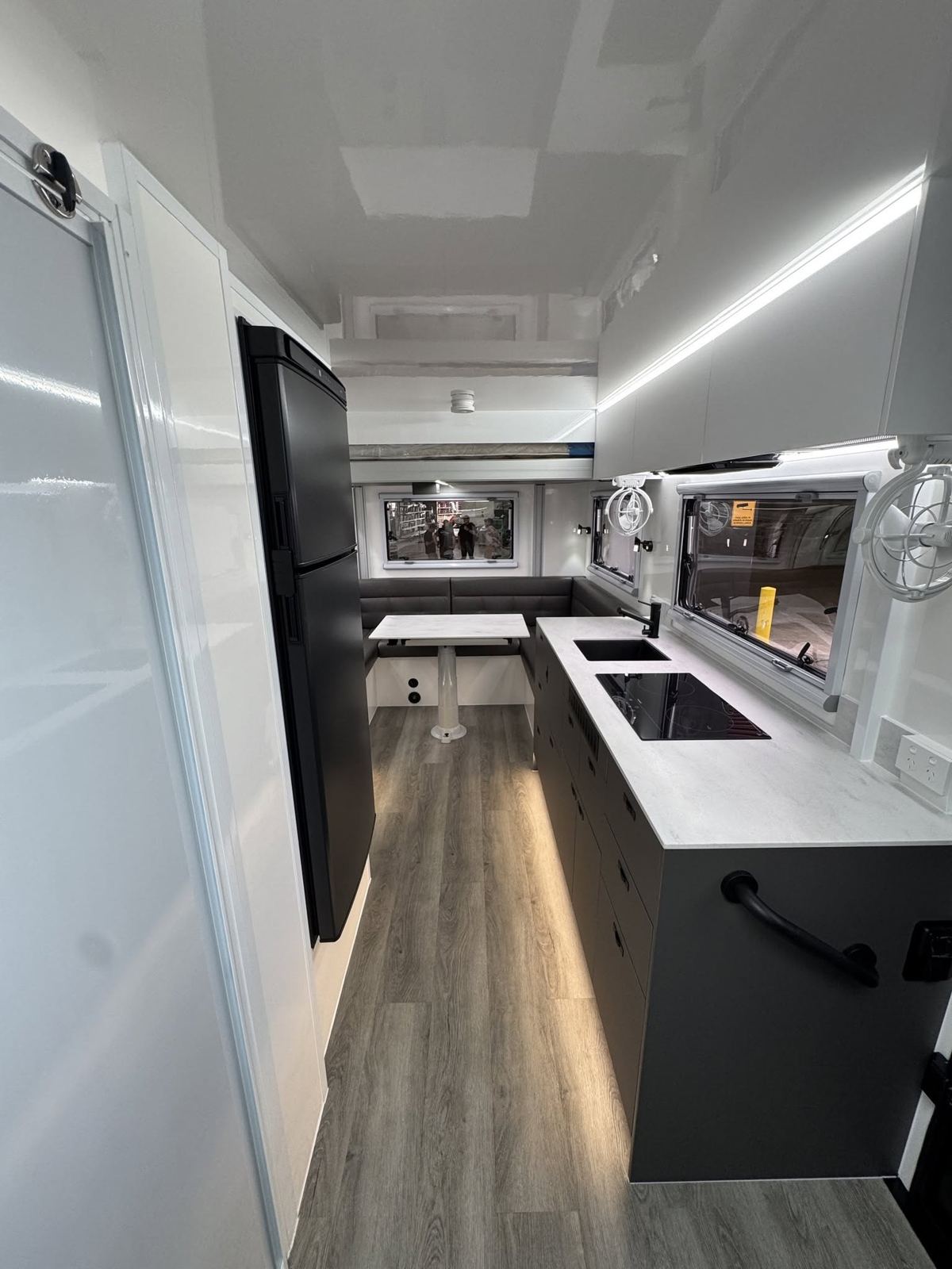 Long view through the kitchen
